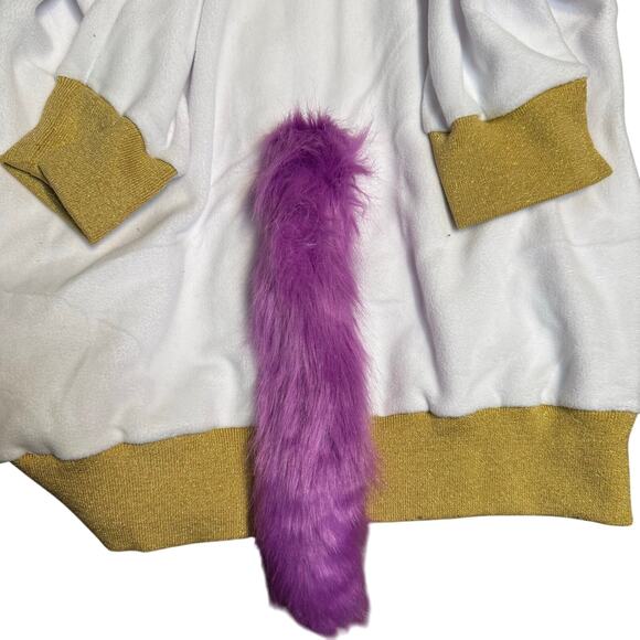 Tipsy Elves Unicorn Sweater Dress, Gold Trim Pink Tail, Women's Size 3XL, NWT - Picture 5 of 9